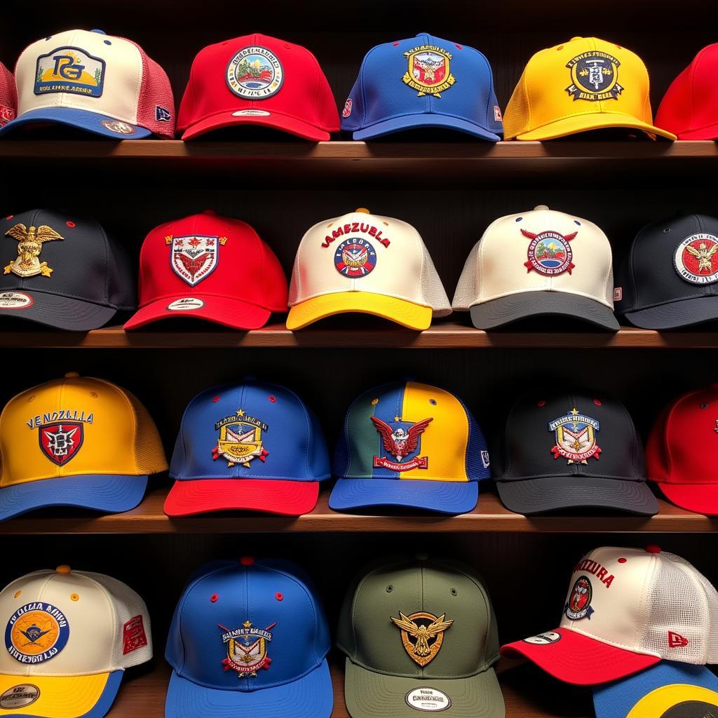 Venezuela Baseball Hat Collection