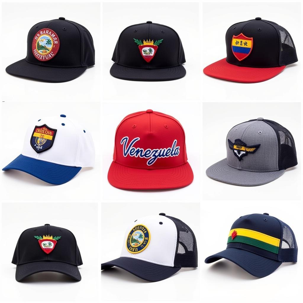 Different Venezuela Baseball Hat Styles