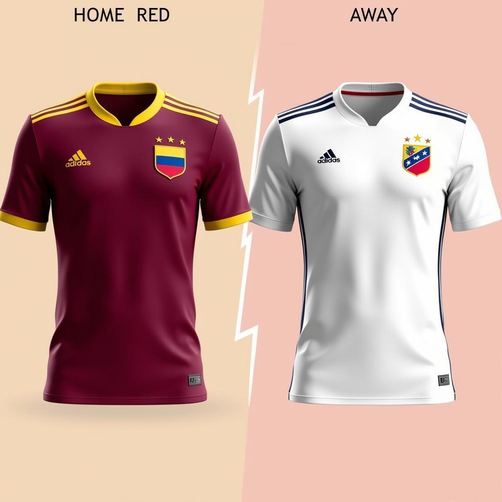 Venezuela Jersey Variations: Home and Away Kits