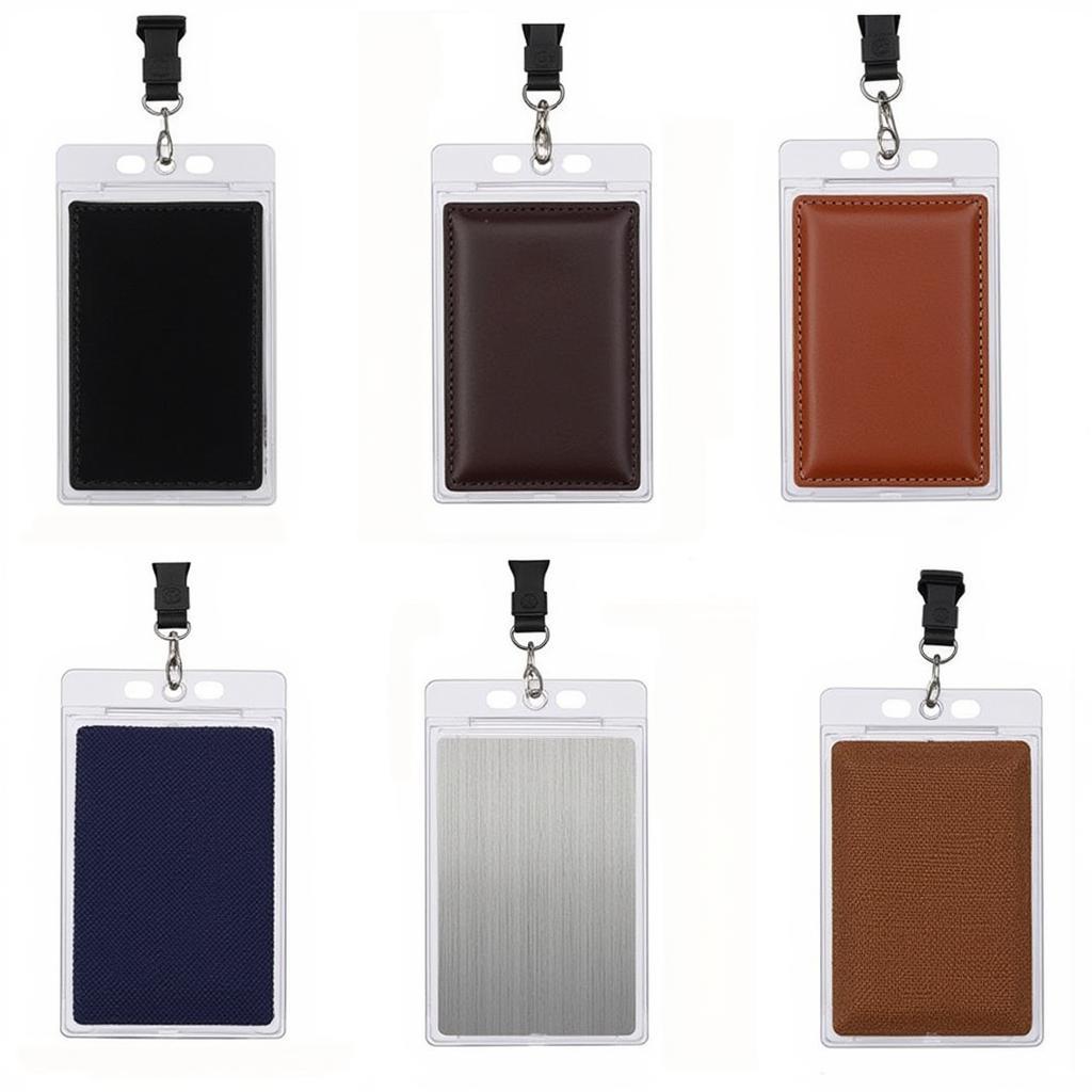 Different Materials for Vertical ID Card Holders