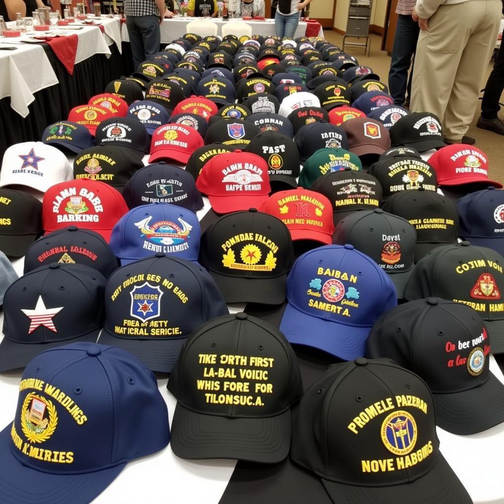 Veteran Hats Display