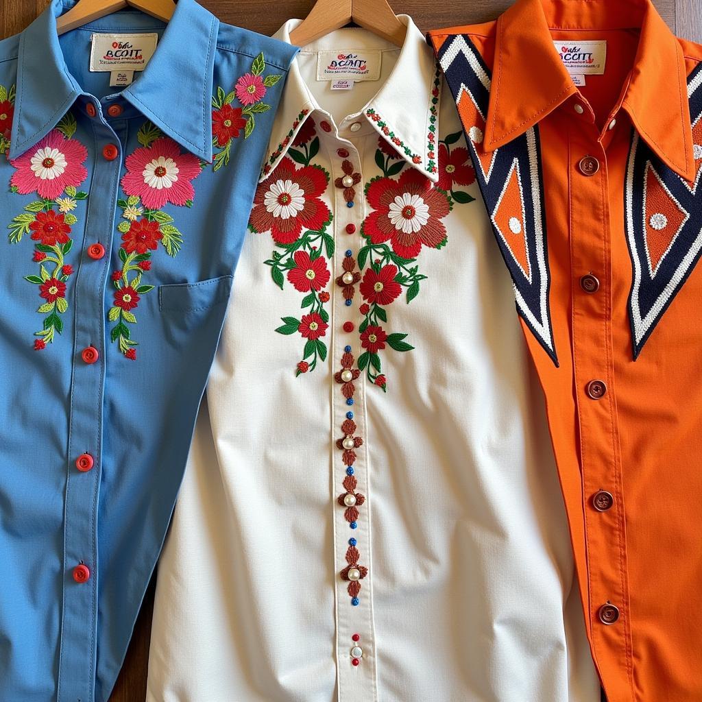 Vintage 70s Cowboy Shirts Styles and Designs