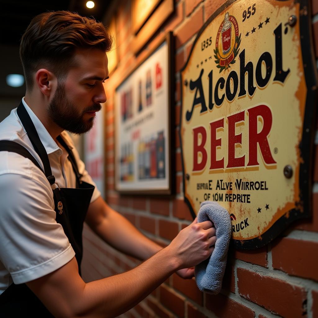 Maintaining Your Vintage Alcohol Signs