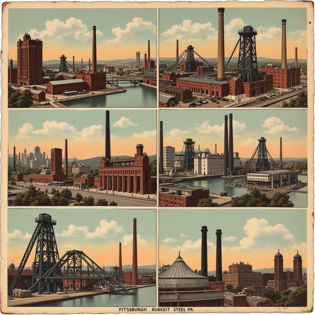 Vintage Pittsburgh Postcards: A Glimpse into the Steel City's Industrial Past