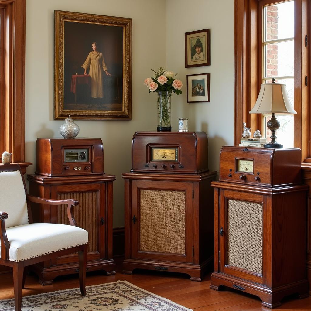 Displaying a Vintage Radio Collection