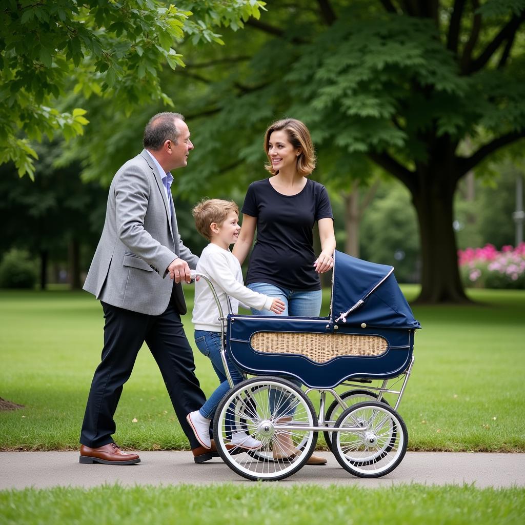 Vintage Stroller Rental in the Park