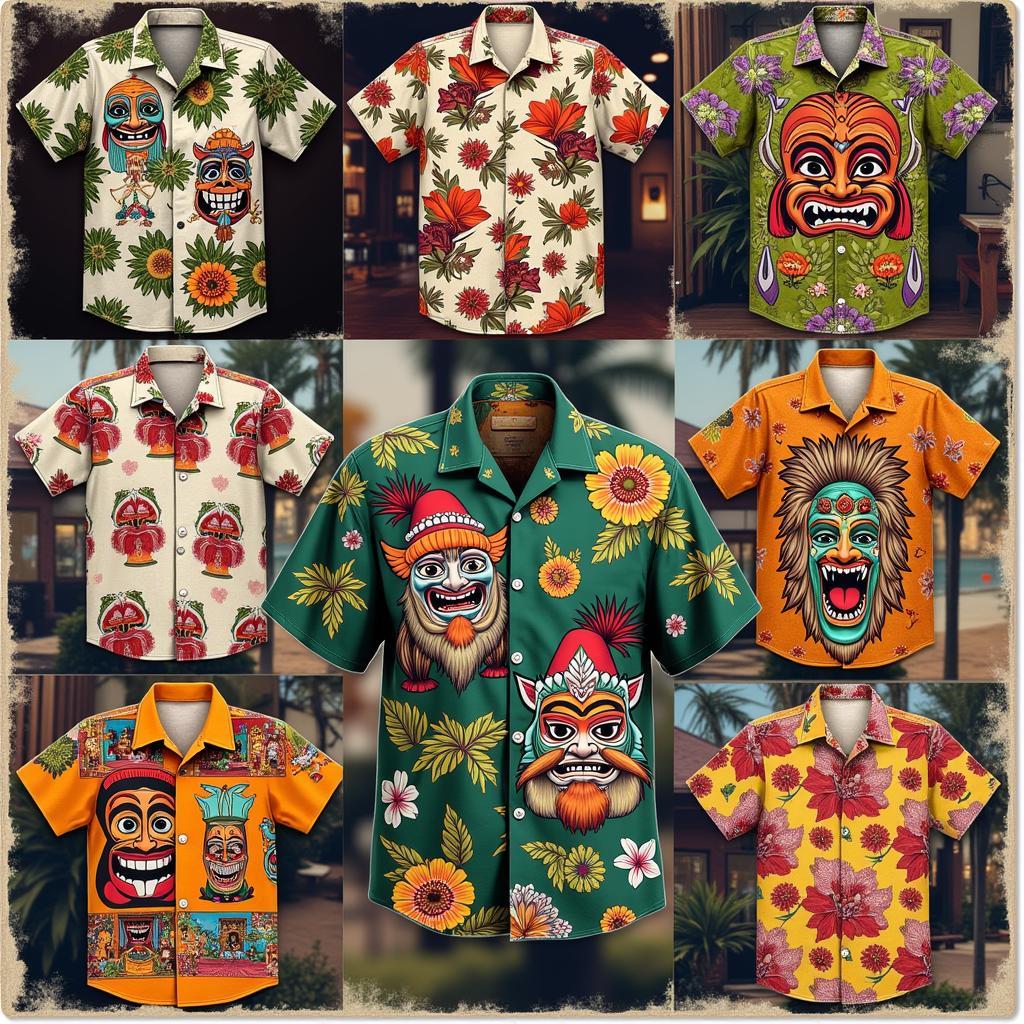 Vintage Tiki Shirt Design Inspiration