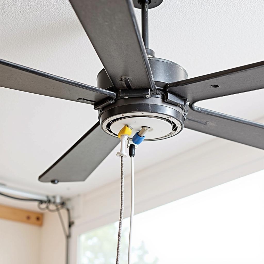 Wall Mounted Garage Fan Installation