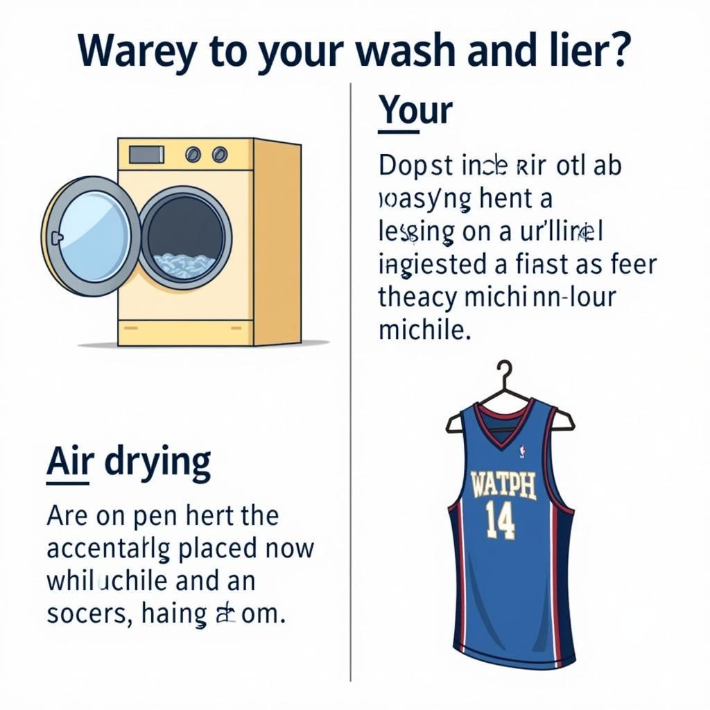 Washing and Drying a Basketball Jersey