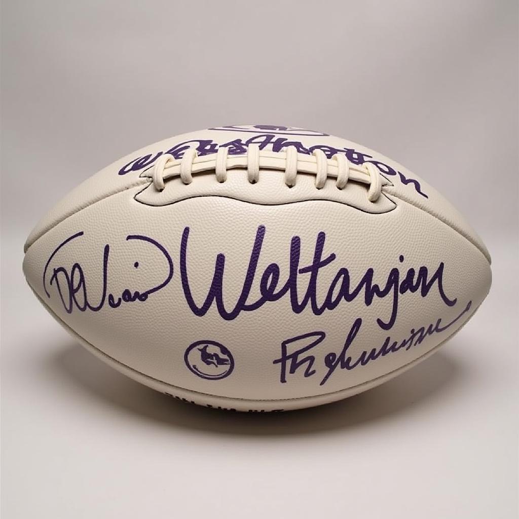 Signed Washington Huskies Football