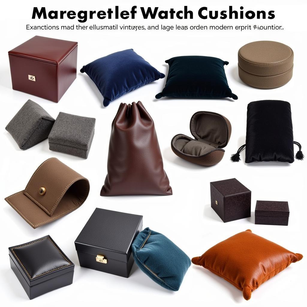 Various Types of Watch Cushions