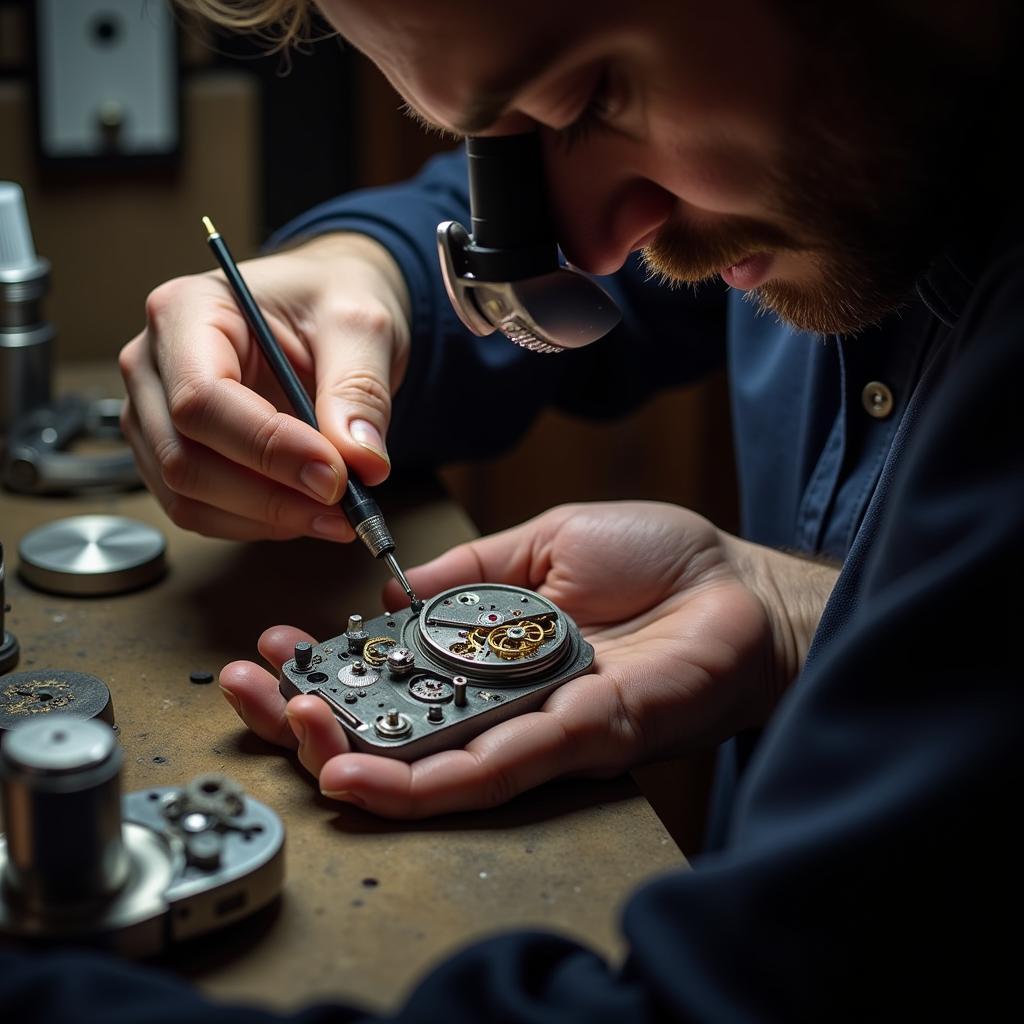 Watchmaker at Work in Syracuse NY