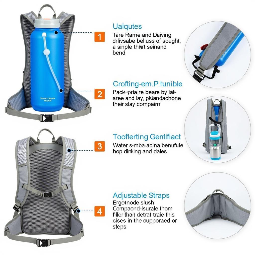 Water Dispenser Backpack Features