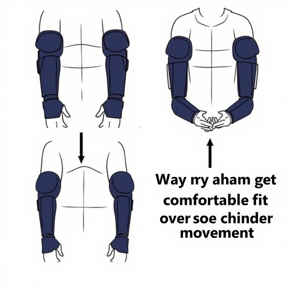 Wearing Football Forearm Pads for a Proper Fit