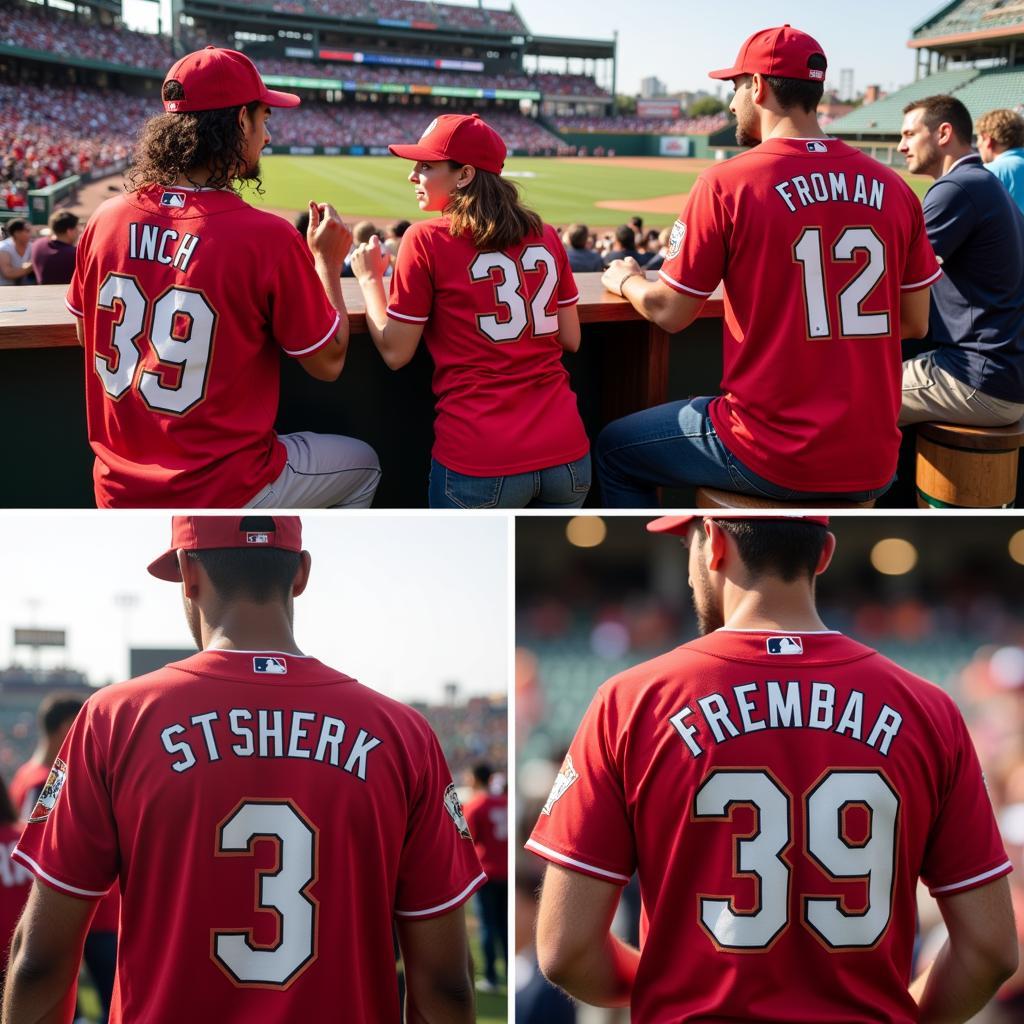 Wearing Houston Asterisks Shirts at Different Occasions