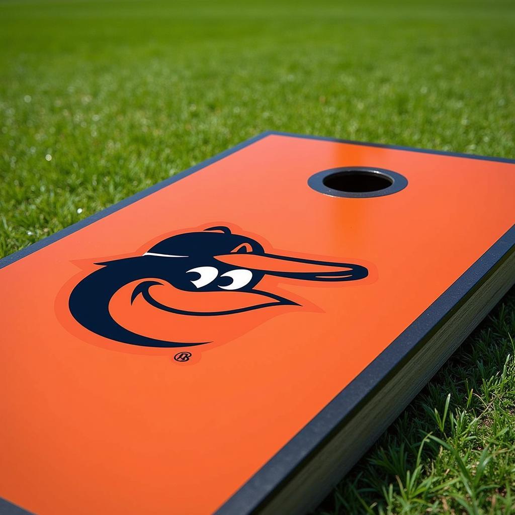 Weatherproof Baltimore Orioles Cornhole Set for Outdoor Use