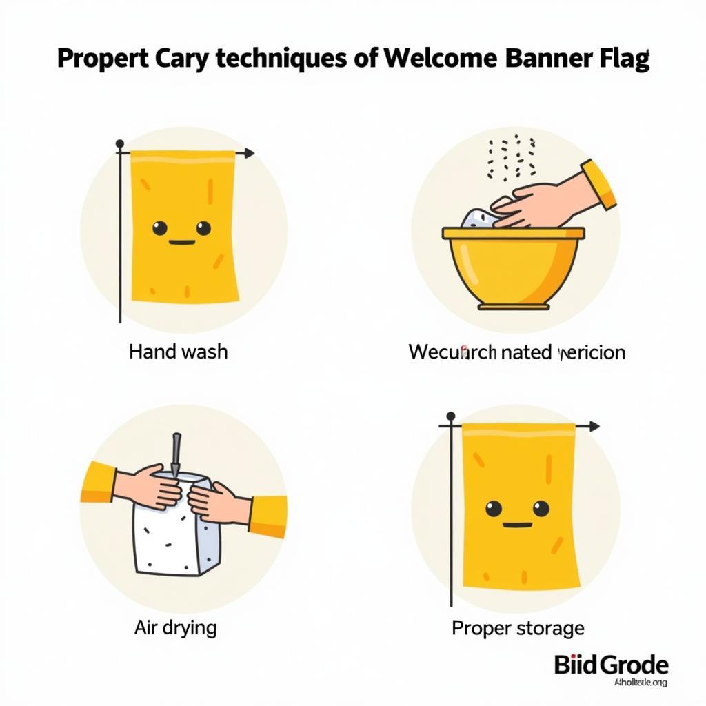 Caring for Your Welcome Banner Flag