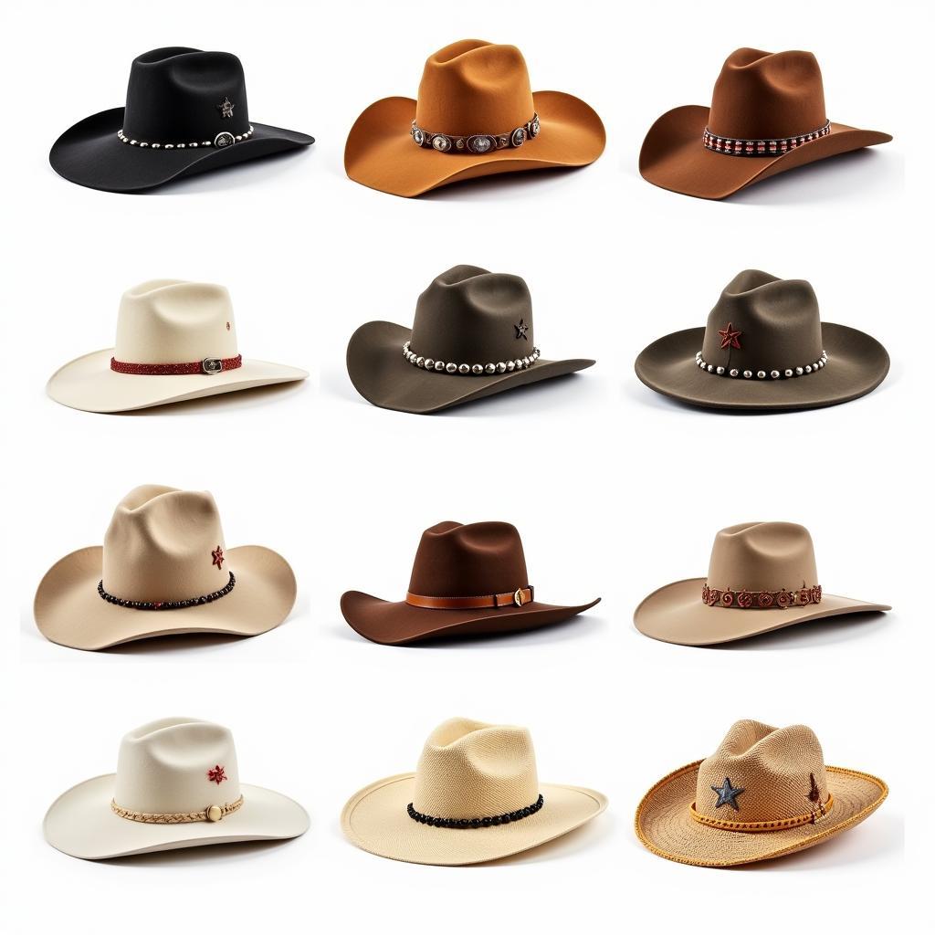 Various Western Star Cap Styles