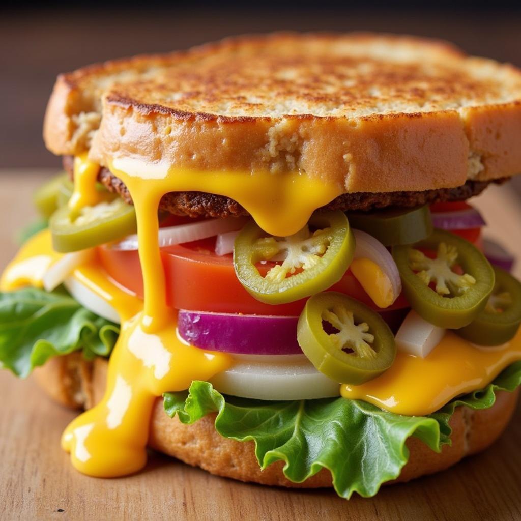 Delicious Vegetarian Whataburger Grilled Cheese