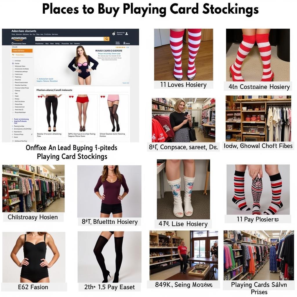 Finding Playing Card Stockings Online and In-Store