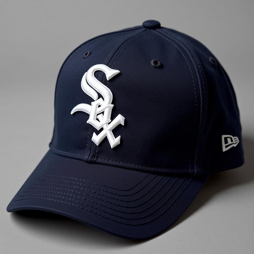 Close-up of the 1917 White Sox Hat Design