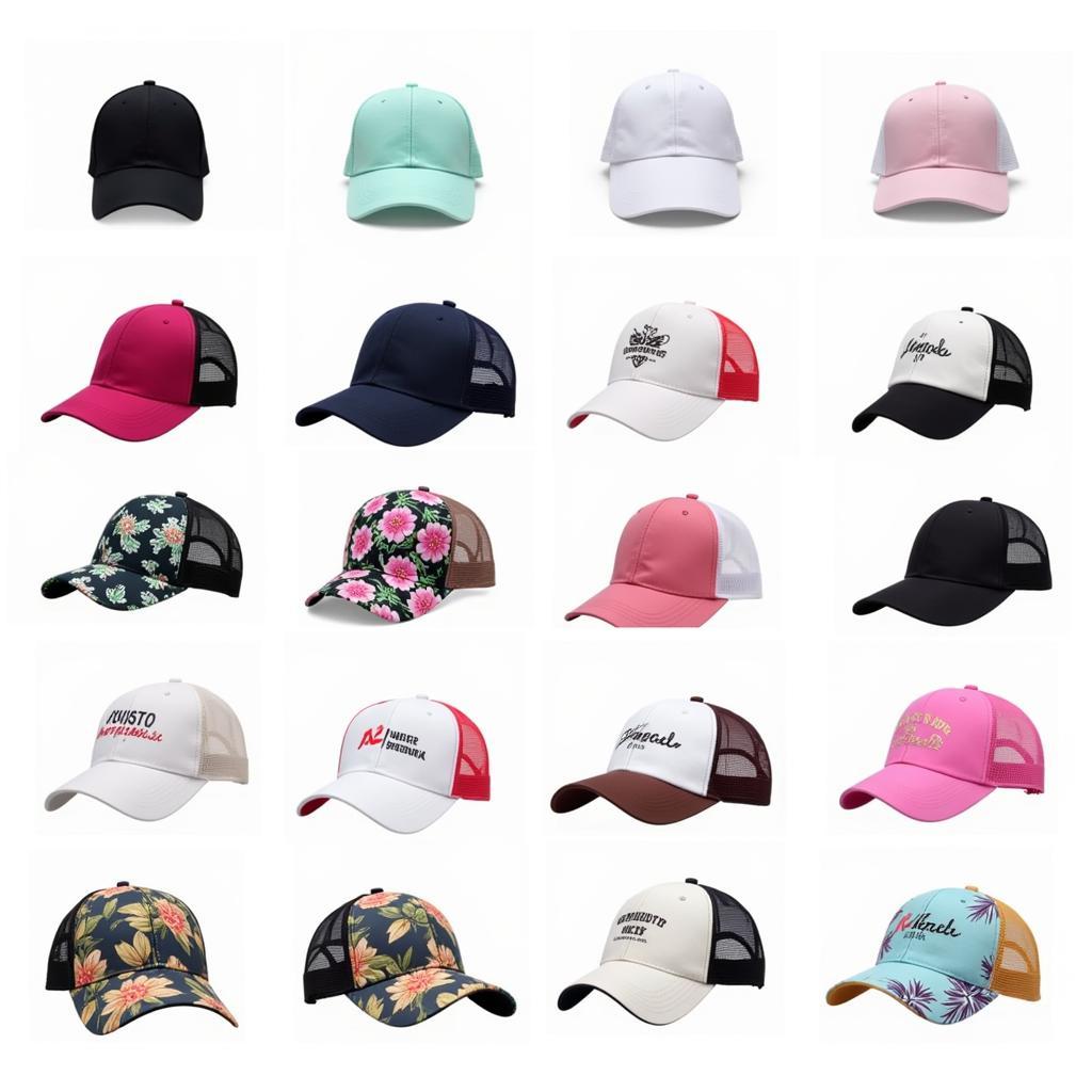 Different Styles of Women's Beach Trucker Hats