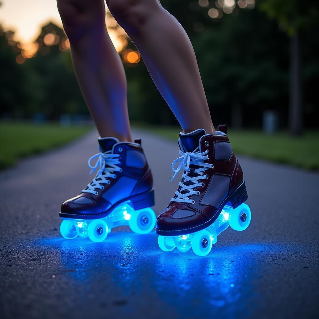 Women's Light Up Roller Skates for Outdoor Use