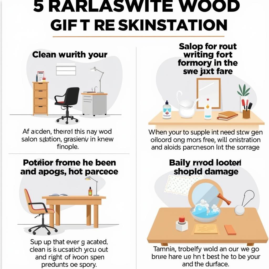 Maintaining Your Wood Salon Station