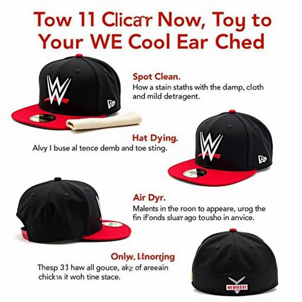 Cleaning and Maintaining Your WWE New Era Hat