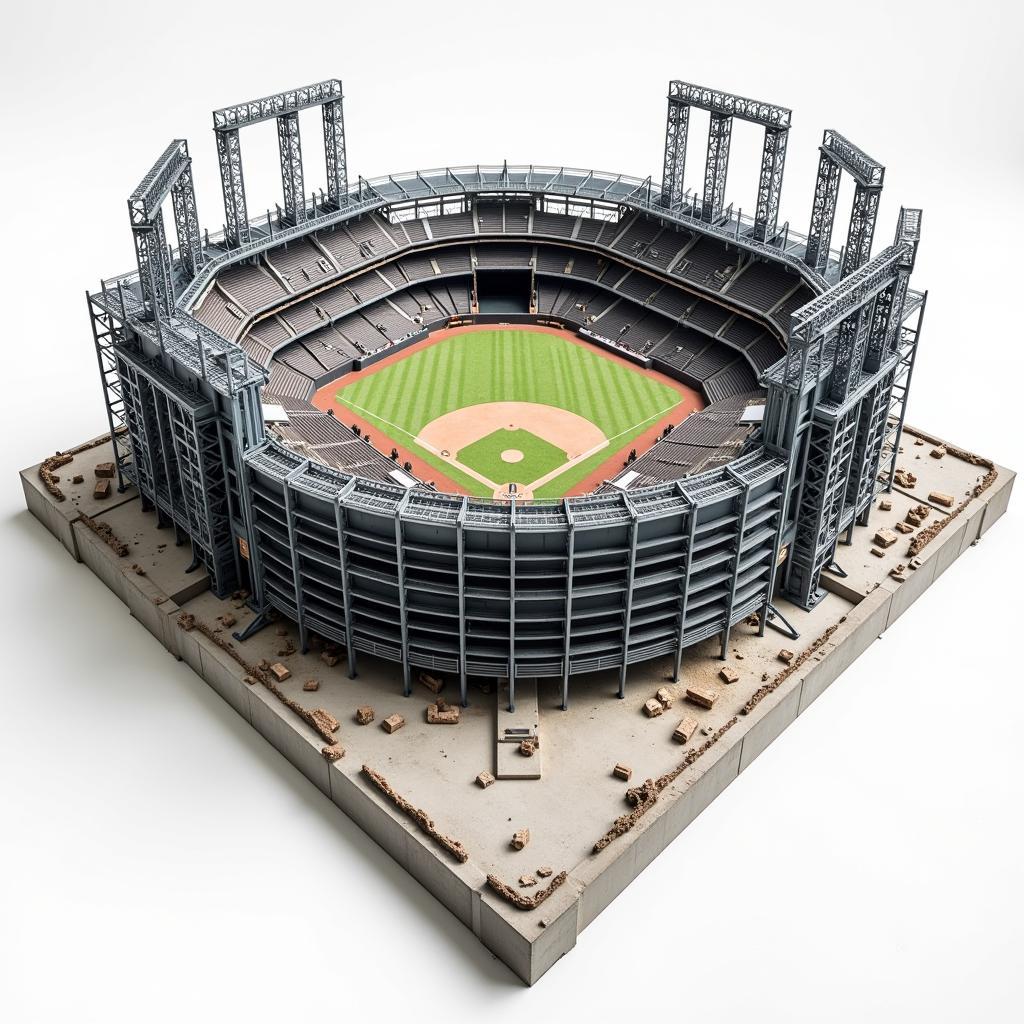 Yankee Stadium 3D Model Construction Phase