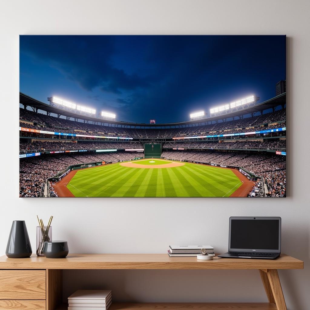 Yankee Stadium Wall Art Canvas Print