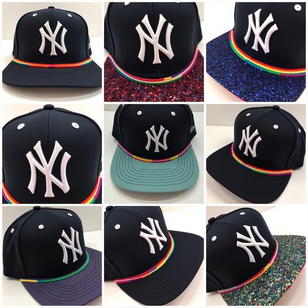 Yankees Rainbow Hat Variations and Styles