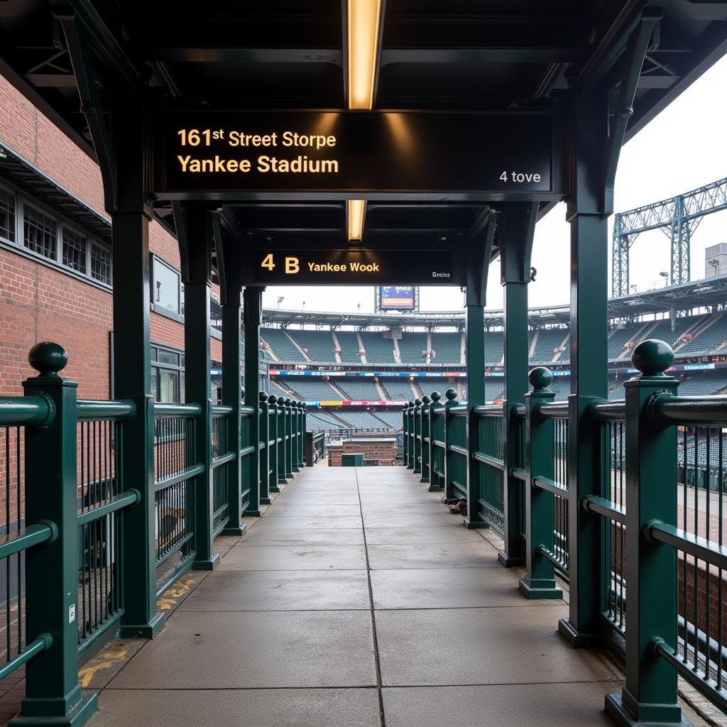 Yankees Stadium Subway Entrance