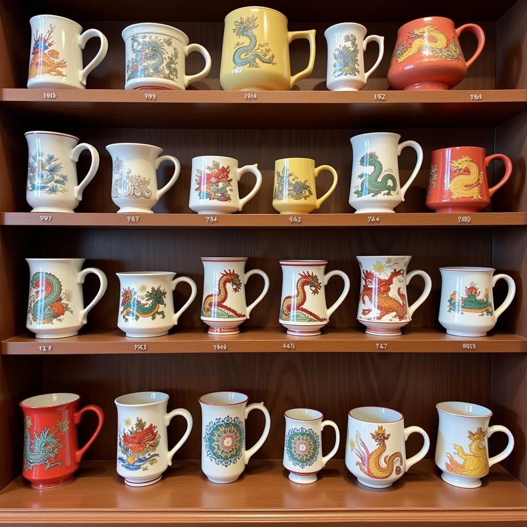 A Collection of Year of the Dragon Mugs