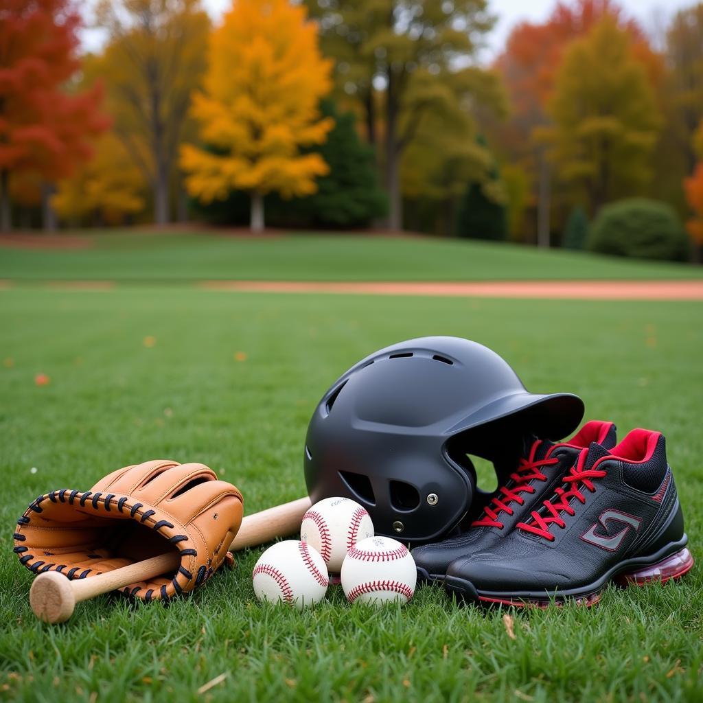 Baseball equipment for fall baseball in York County