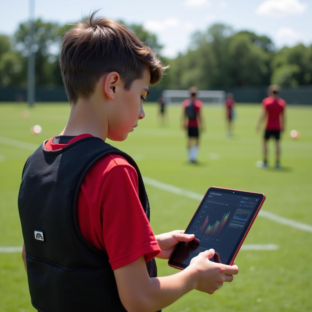 Young Footballer Training with SS 810 1 8 System