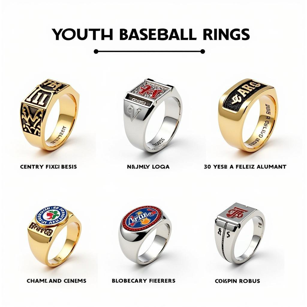 Youth Baseball Rings: Materials and Personalization Options - Metal Alloys, Sterling Silver, Gold, Engraving, Team Colors