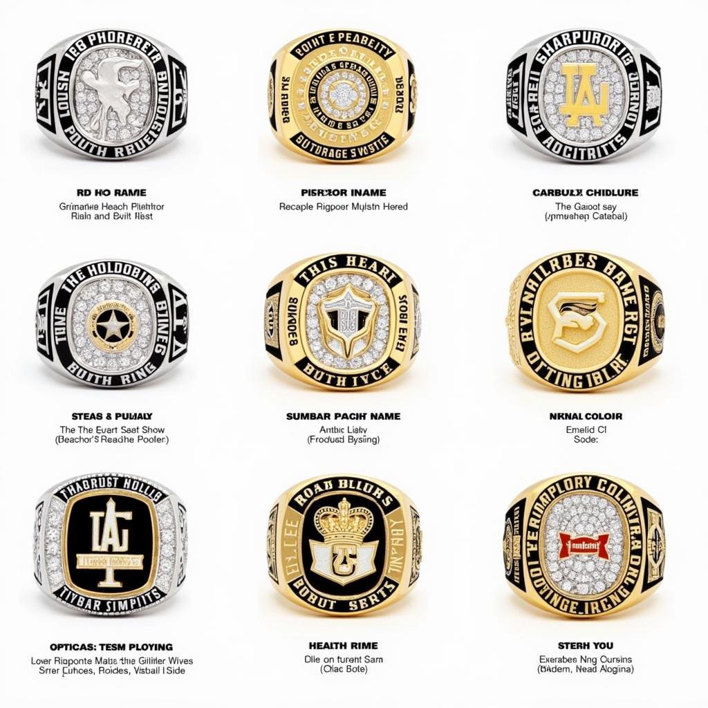 Youth Football Championship Rings Designs