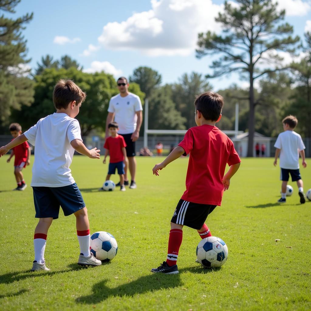 Youth Football Training in Tampa with Potential Connection to Hans Kim