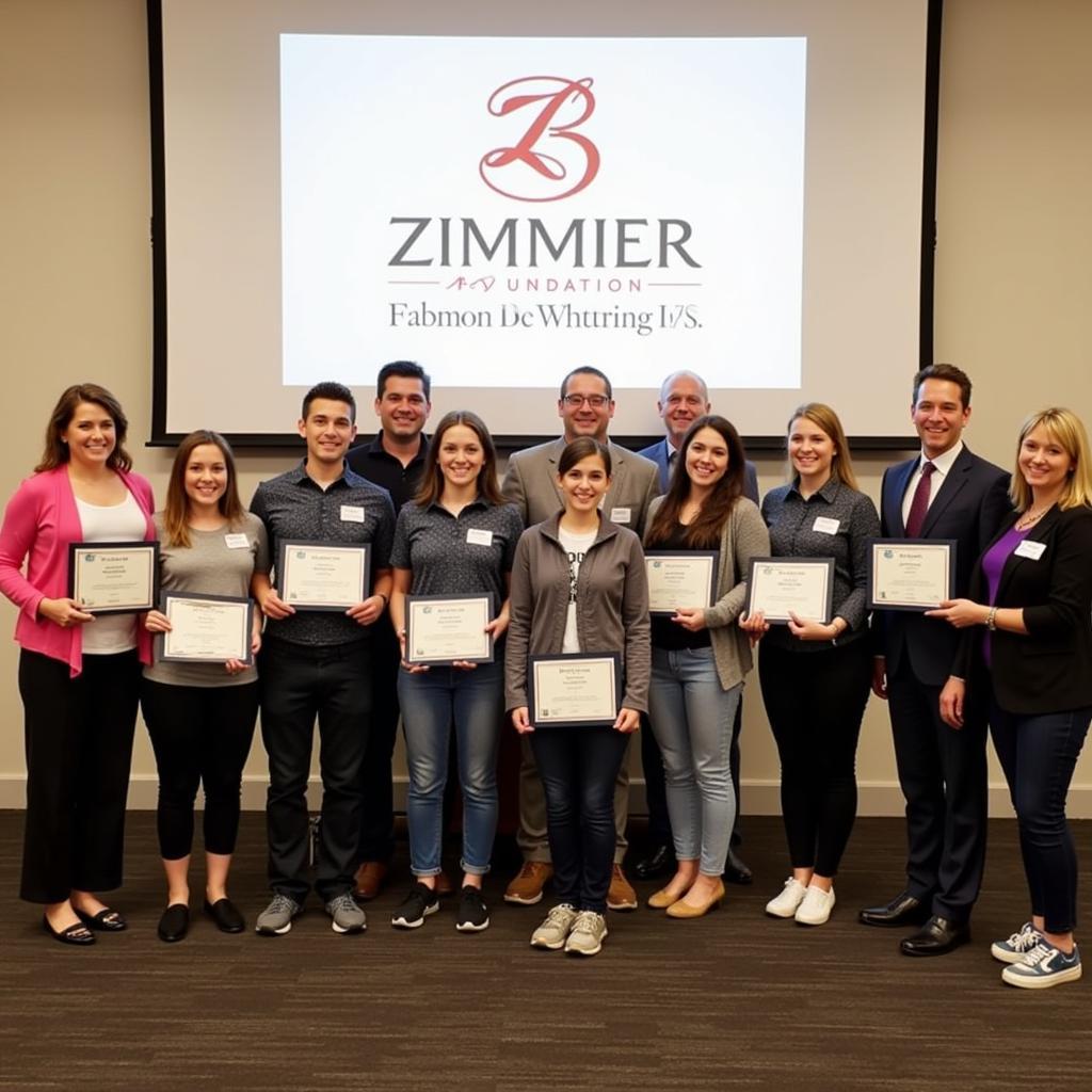 Zimmer Family Foundation Scholarship Ceremony