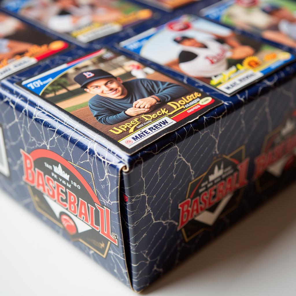 1990 Upper Deck Baseball Box Design