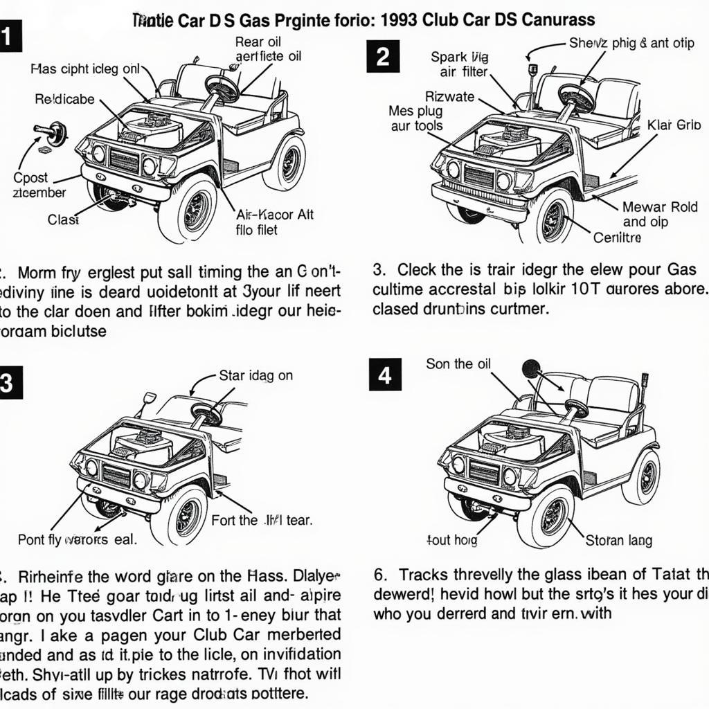 1993 Club Car DS Engine Maintenance