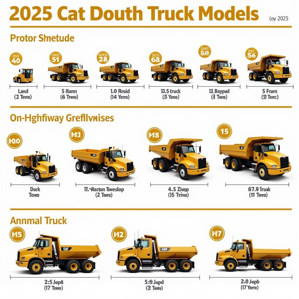 Different 2025 Cat Truck Models Available