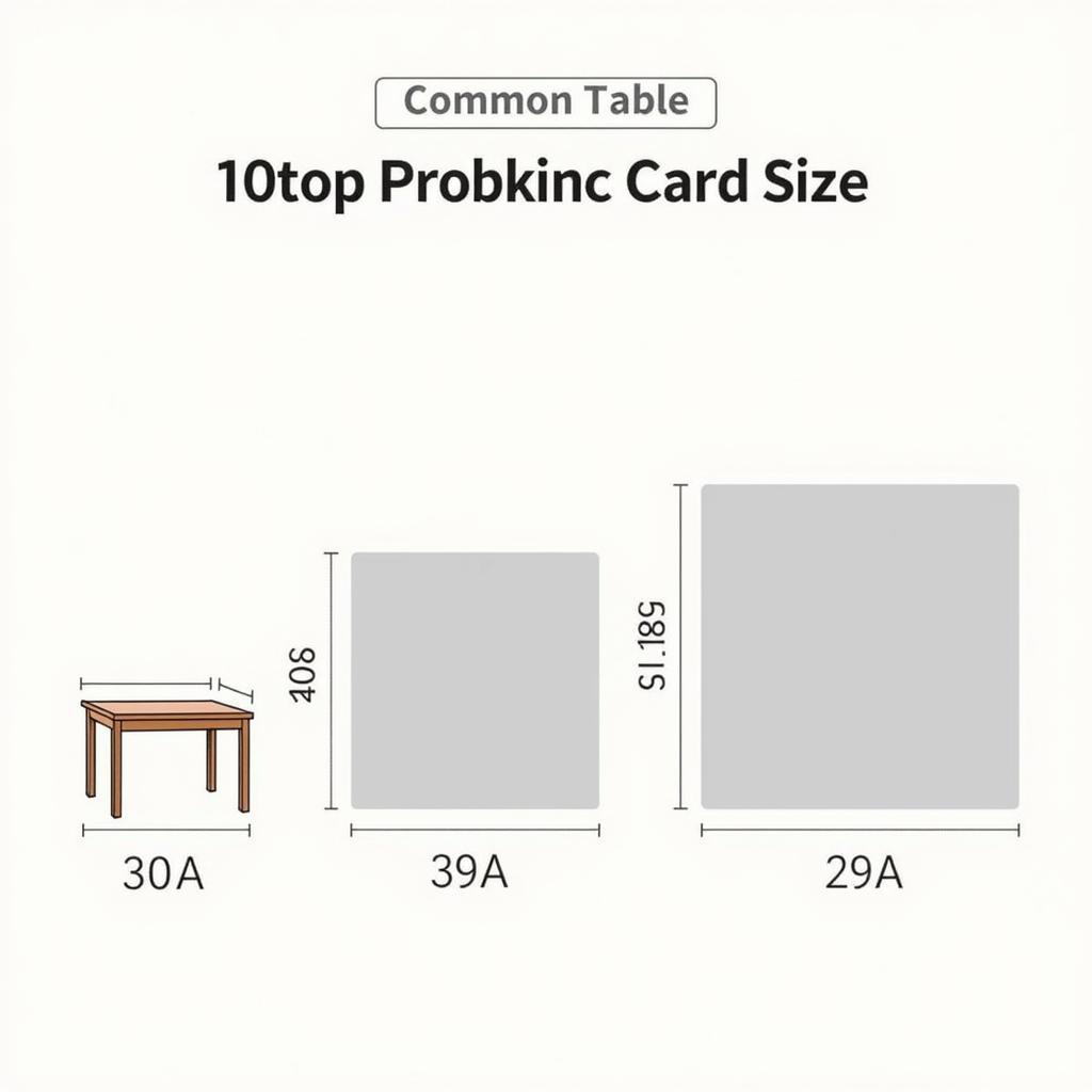 30x30 Folding Card Table Size Comparison