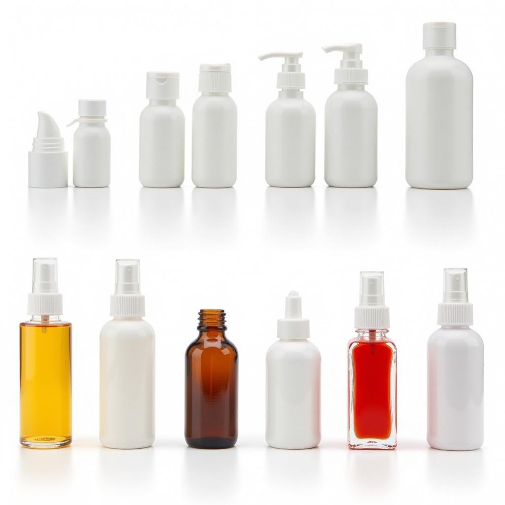 5 oz Plastic Bottles with Different Cap Styles