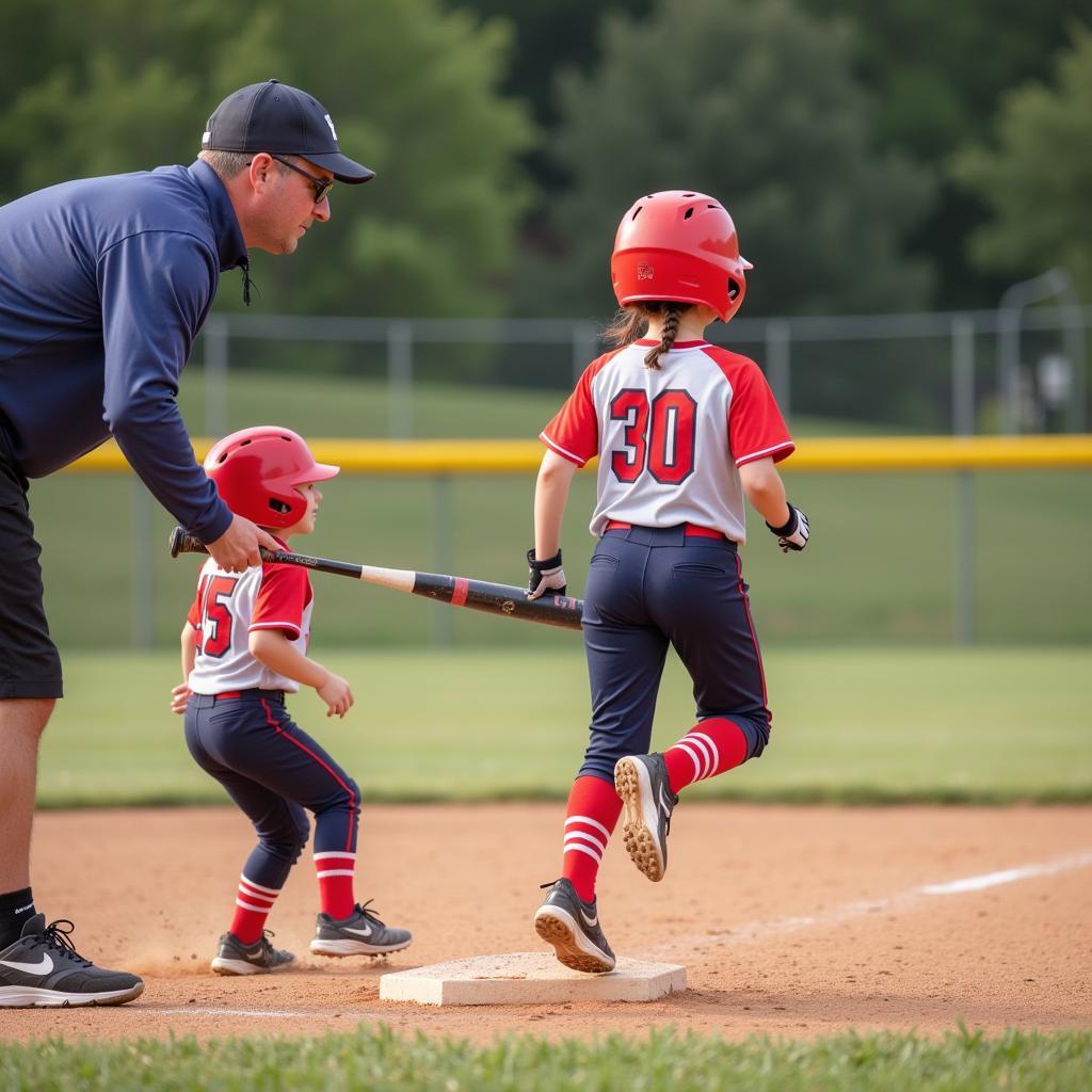 6u Softball Base Running