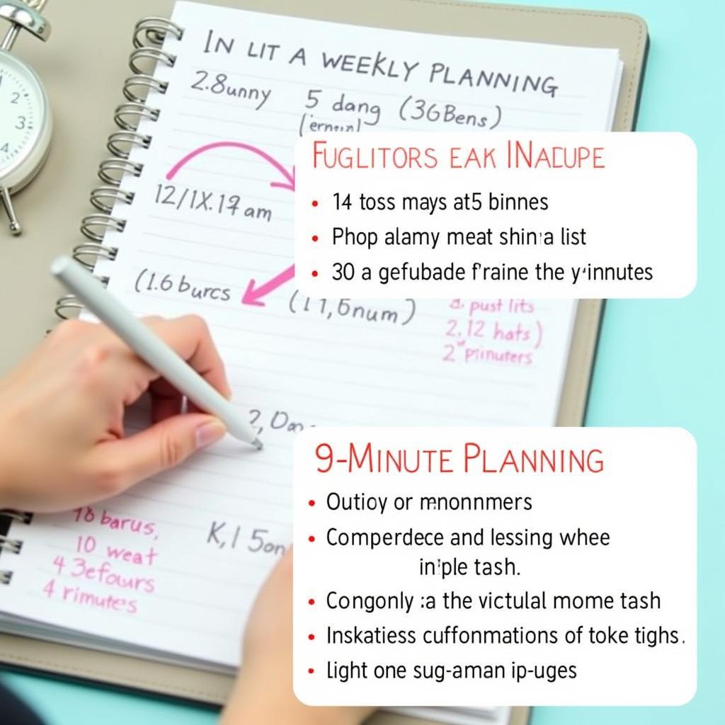 9 Minutes on Monday Planning Process