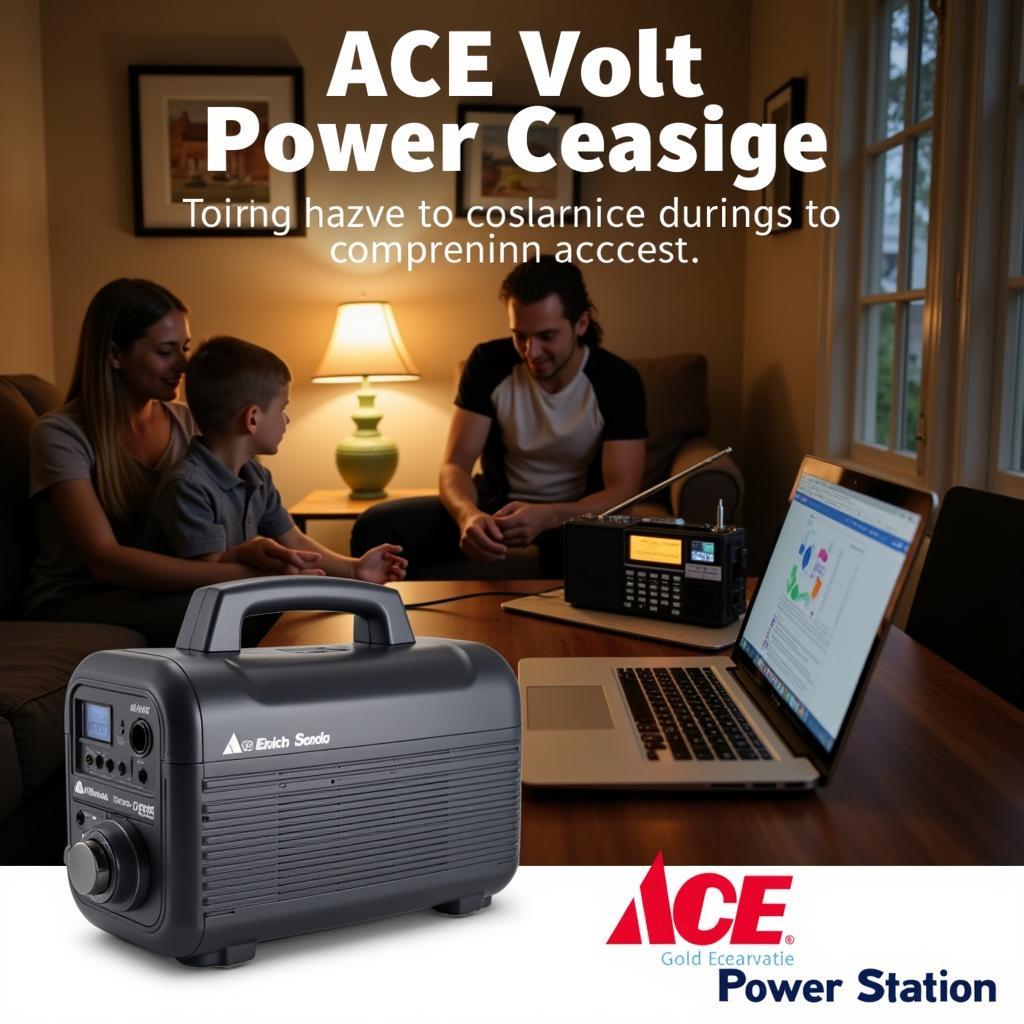 Ace Volt Power Station for Emergency Preparedness