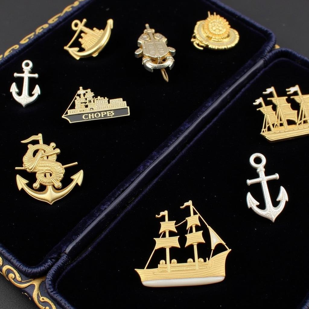 Antique Marine Hat Pins Collection