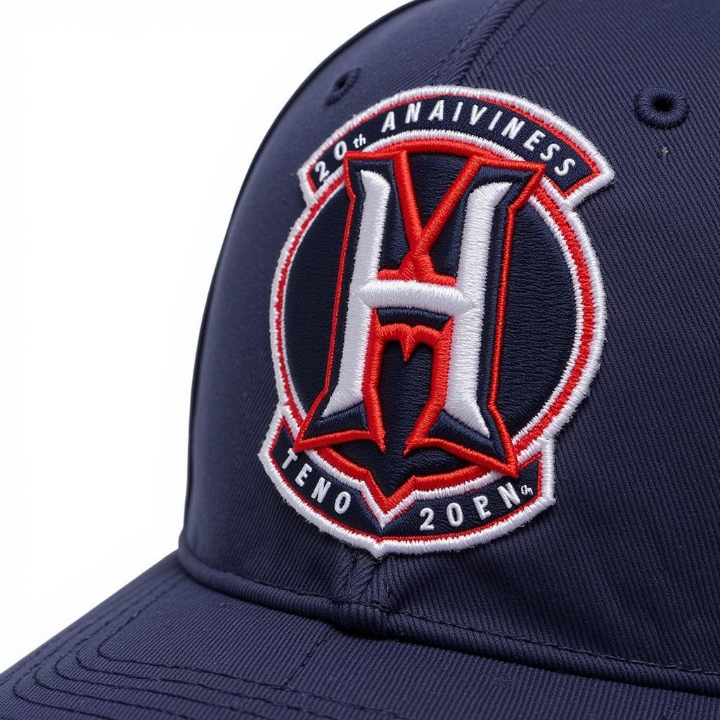 Close-up of the Arizona Diamondbacks 20th Anniversary Hat